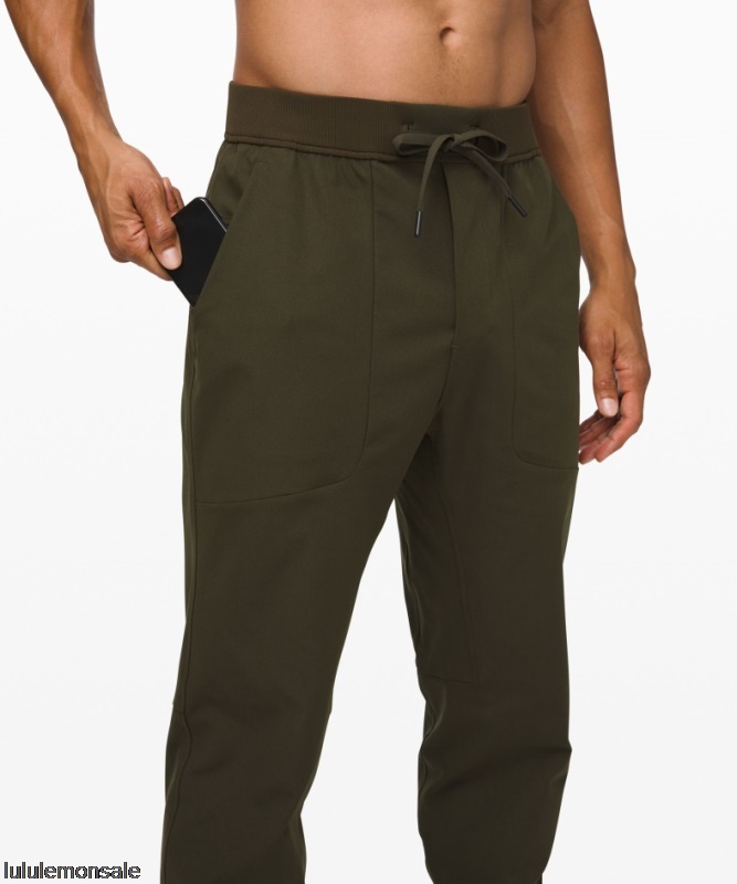 Lululemon Deutschland DELULU692 | Dark Olive Abc Jogger Warpstreme